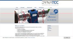 Desktop Screenshot of dynatec.de