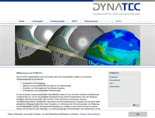 Tablet Screenshot of dynatec.de